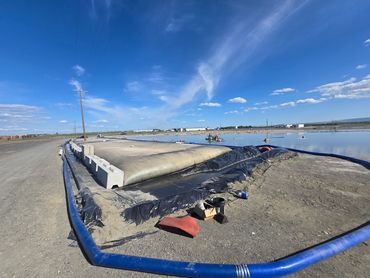 Pasco, WA Processing plant settling pond clean out 2025