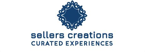 Sellers Creations Curated Experiences blue logo