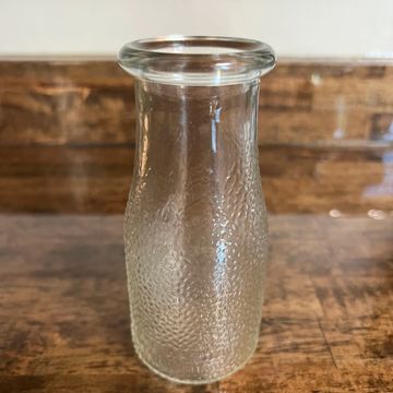 milk bottle vase