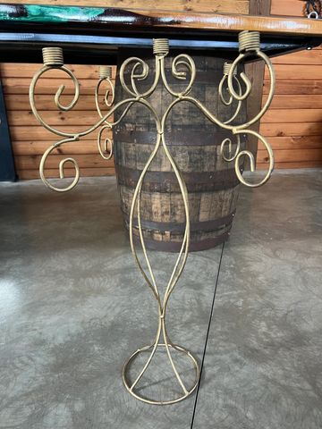 Gold candelabra
