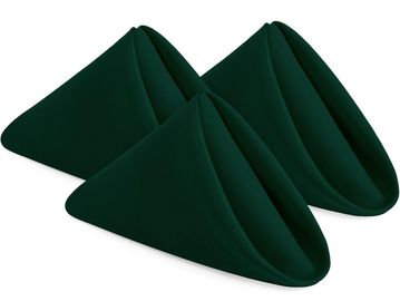 Forest green cloth napkins