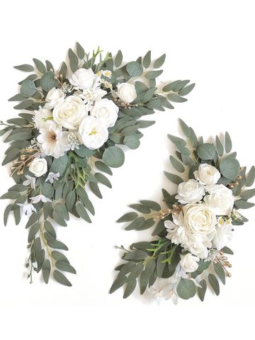 White floral swags 2