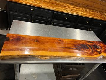 Epoxy platter Board 4’ x 1’