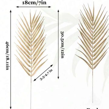 Gold Faux Palm
