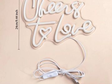 Cheers To Love LED Sign