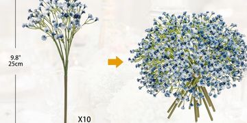 Faux Blue Baby’s Breath