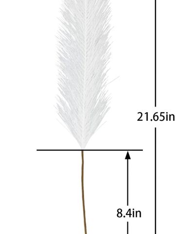 Faux White Pampas