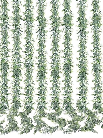 Faux green garland 8’