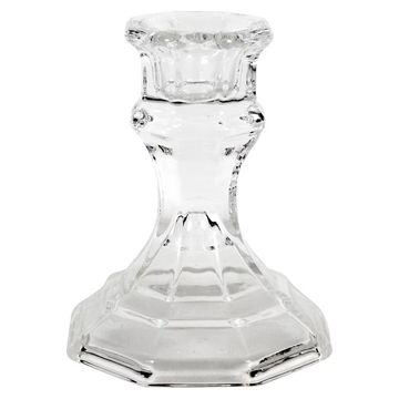 glass candlestick holder