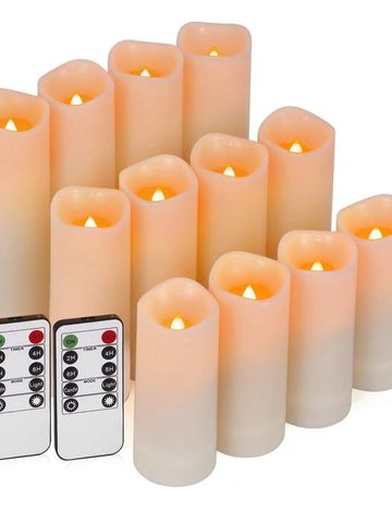 led pillar candles