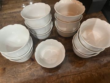 White cups