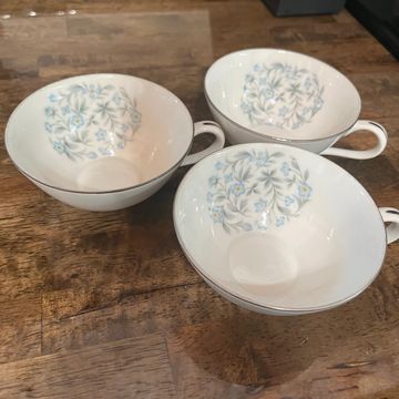 Blue Floral Tea Cups