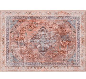 Blue rust rug