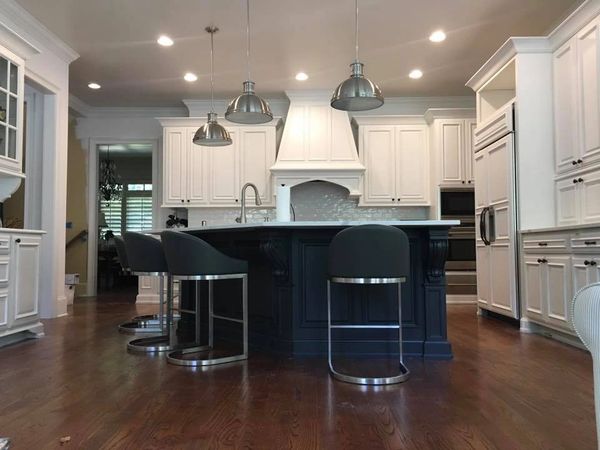 Clean white kitchen look