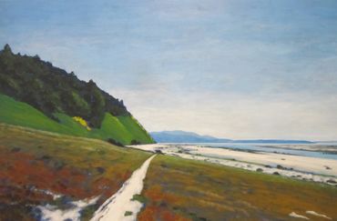 The Meadows Beach in Spring Colours - 24 x 36 inches 