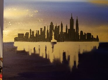 Mixed-Media on canvas.