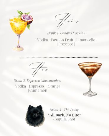 drink menu
