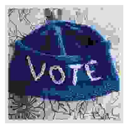 Hat with word Vote, ready for elections 2020