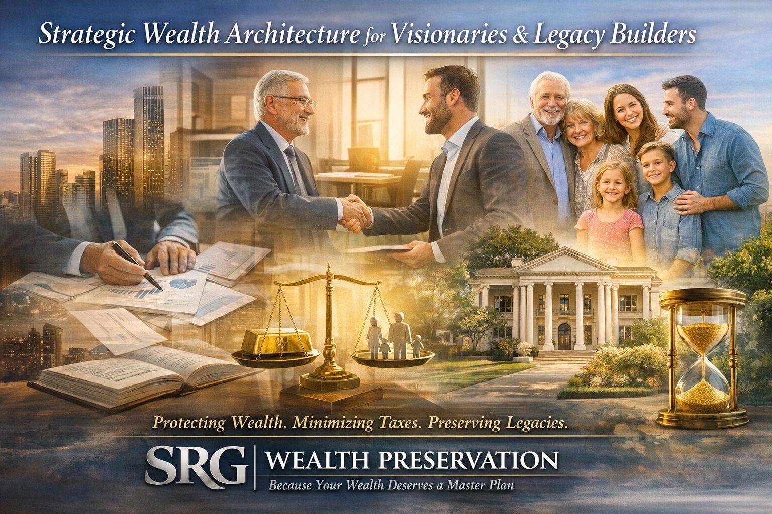 Wealth preservation with strategic planning for families and legacy building.