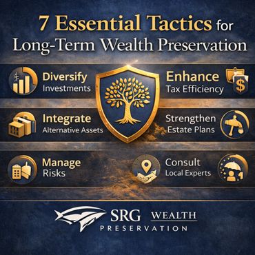 7 essential tactics for long-term wealth preservation by SRG Wealth Preservation.