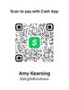 Cash App QR code for Amy Kearsing to receive payments.