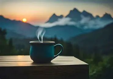 Enjoying the serenity of nature and life over the perfect cup of coffee.
