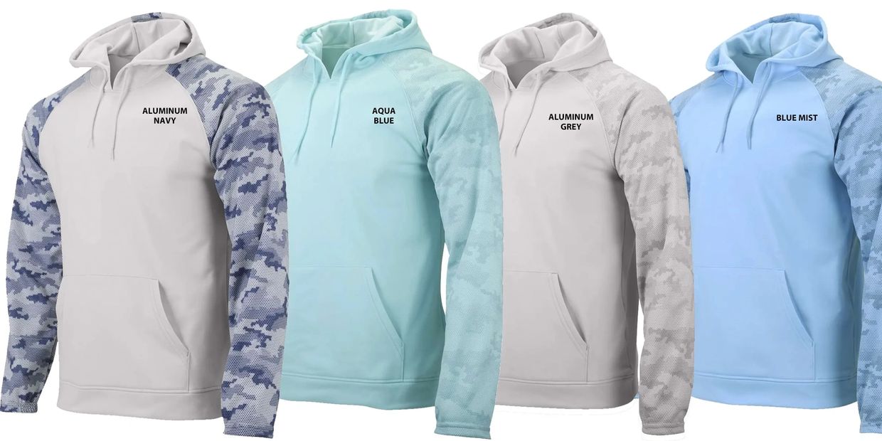 Camo Hooded sweat shirt fleece