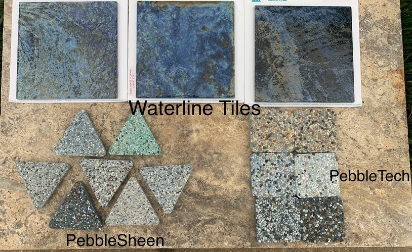 Swimming pool finishes and tiles Mooresville Lake Norman