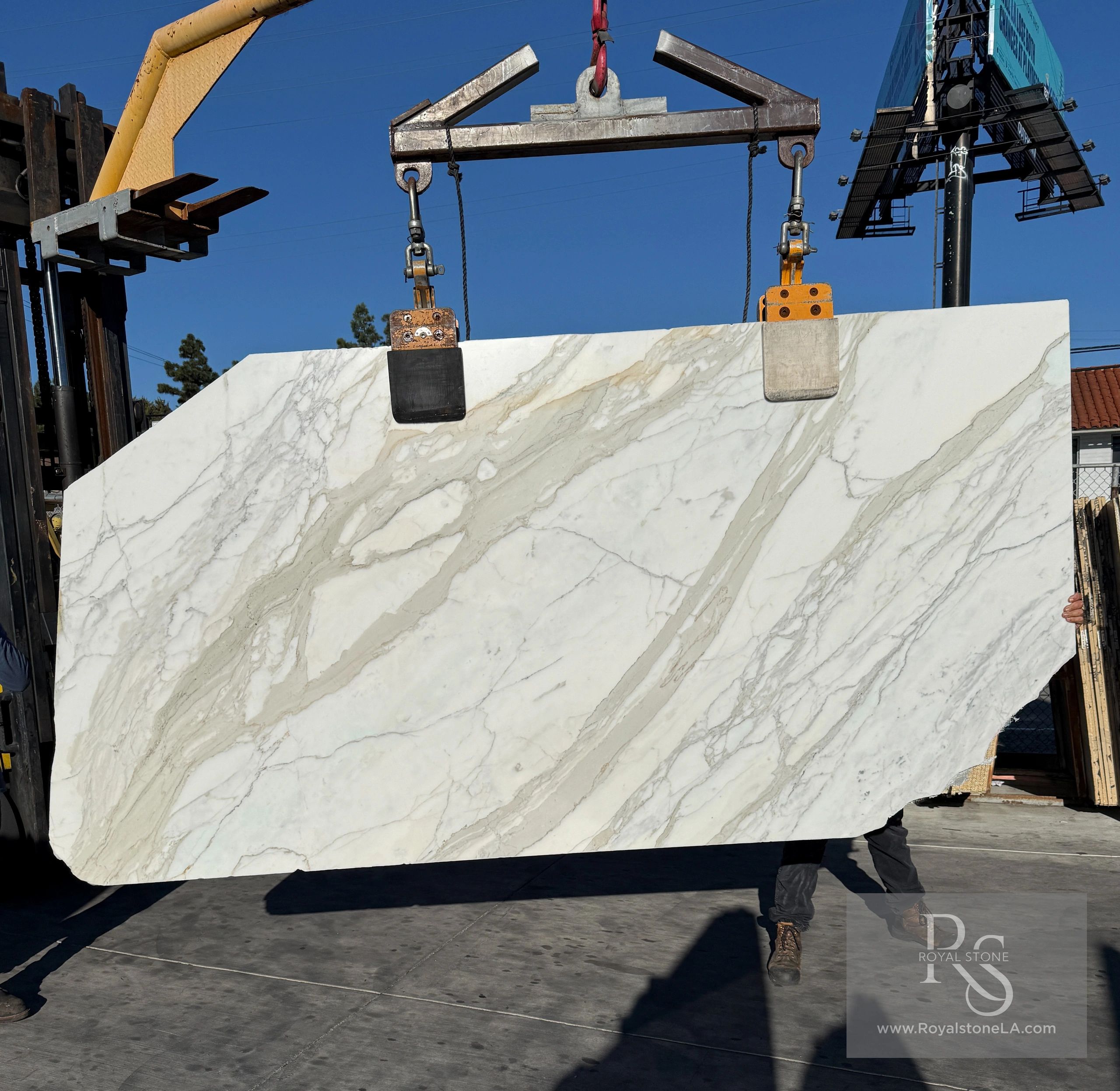 2cm Antolini Calacatta Borghini YG576 Honed Finish Marble Slab 65" x 109"