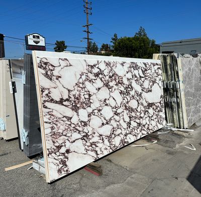 Royal Stone & Tile large outdoor slab yard in West Los Angeles Serving Beverly Hills and local areas