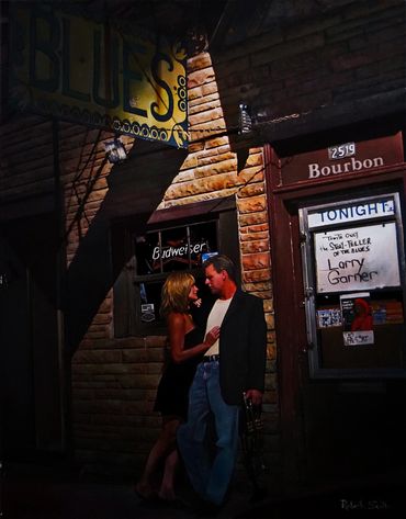 B.L.U.E.S Oil 22 X 28