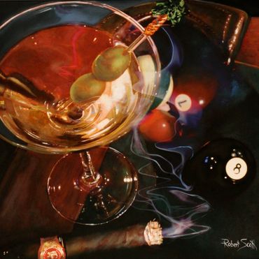 The Finer Things Oil 25 X 25