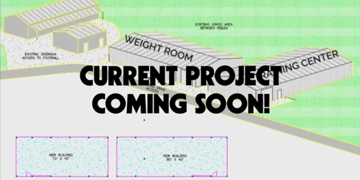 Current construction project overview with new building plans.