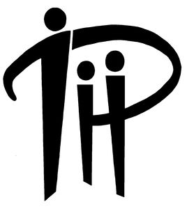 Black image of combined P and H with black dots depicting persons on white background.  PHDM logo.