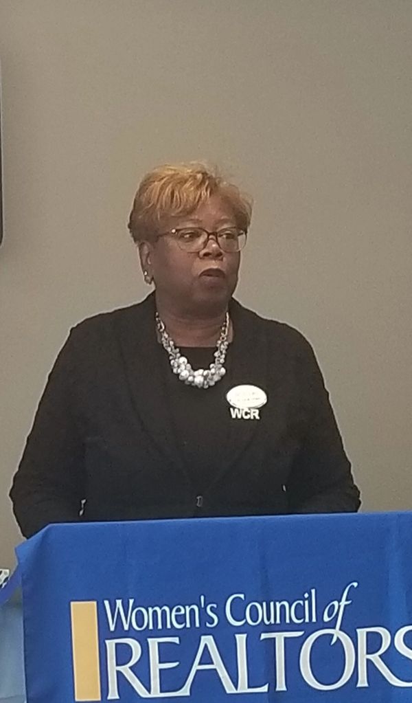 President of WCR MD at 2022 WCR Ho Co Luncheon