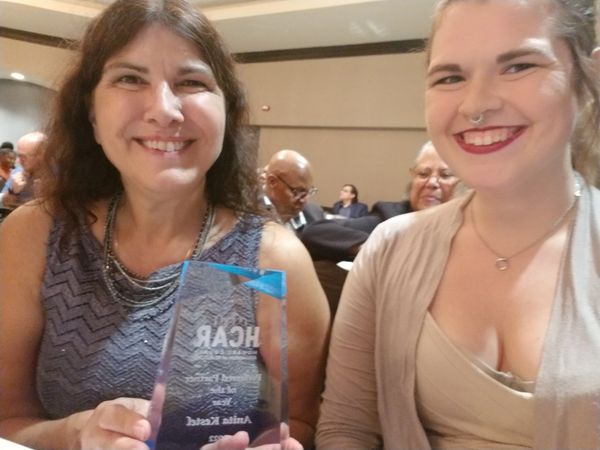 Anita & Aryn - HCAR Preferred Partner of the Year Trophy