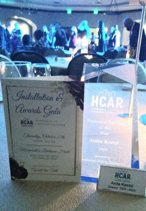 Anita Installed as 2nd Term HCAR Board Member, Preferred Partner of the Year