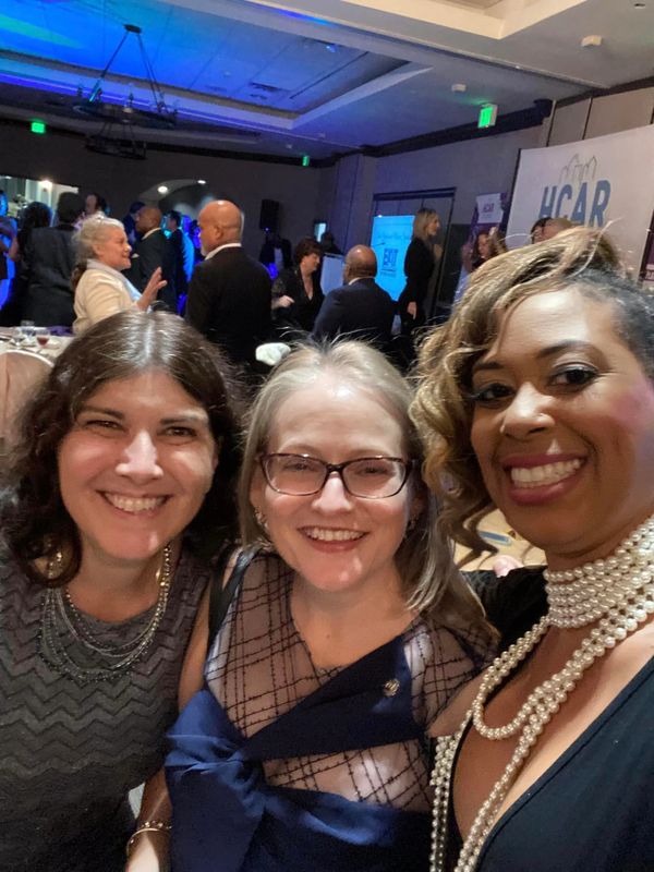 Anita, Rachel & Angel at the HCAR Gala