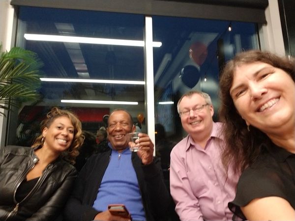 Angel, Charles, Piet and Anita at Womens' Council Halloween Party