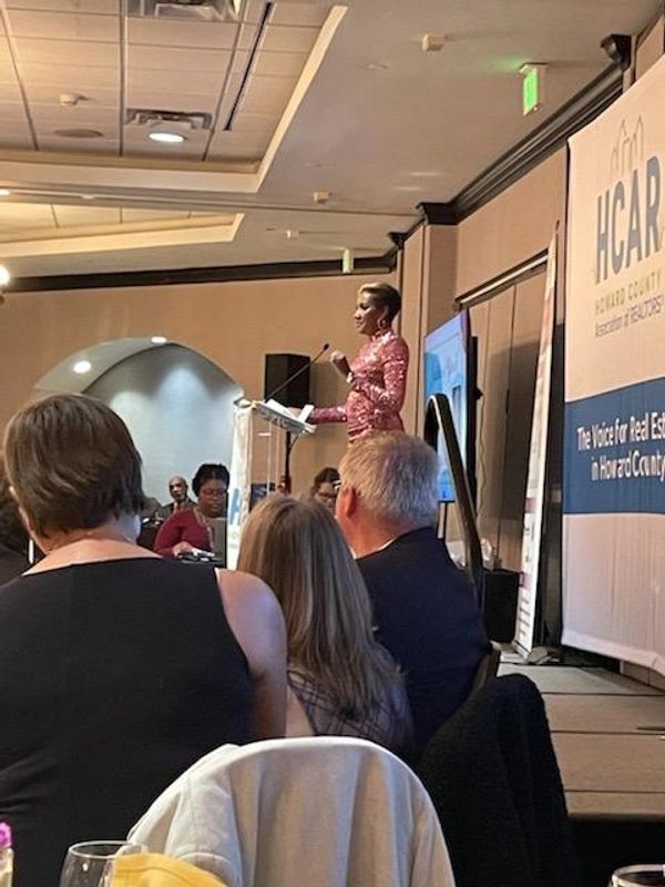 MD Realtors President, Yolanda Muckle at HCAR Installation & Awards Gala