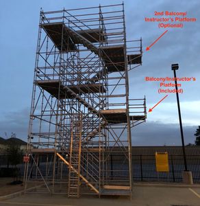 Window Bailout Drill on the Affordable Drill Tower