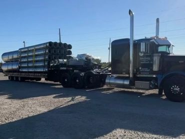 E&M Steel Products delivers what we sell, including Steel Culverts & Shipping Containers