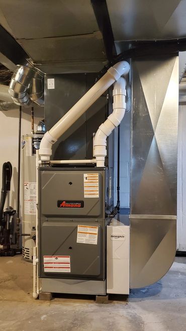 Amana furnace install in Linden, Mi