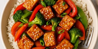 Easy Teriyaki Tempeh Stir Fry