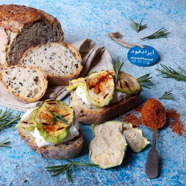 Chilli powder on bread