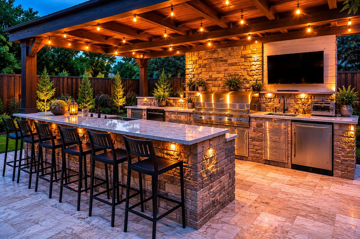 Custom Outdoor Kitchens Designed for Cooking, Entertaining, and Making Memories