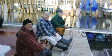 Flooding 2014 18.95 feet Hubs Landing and Marina