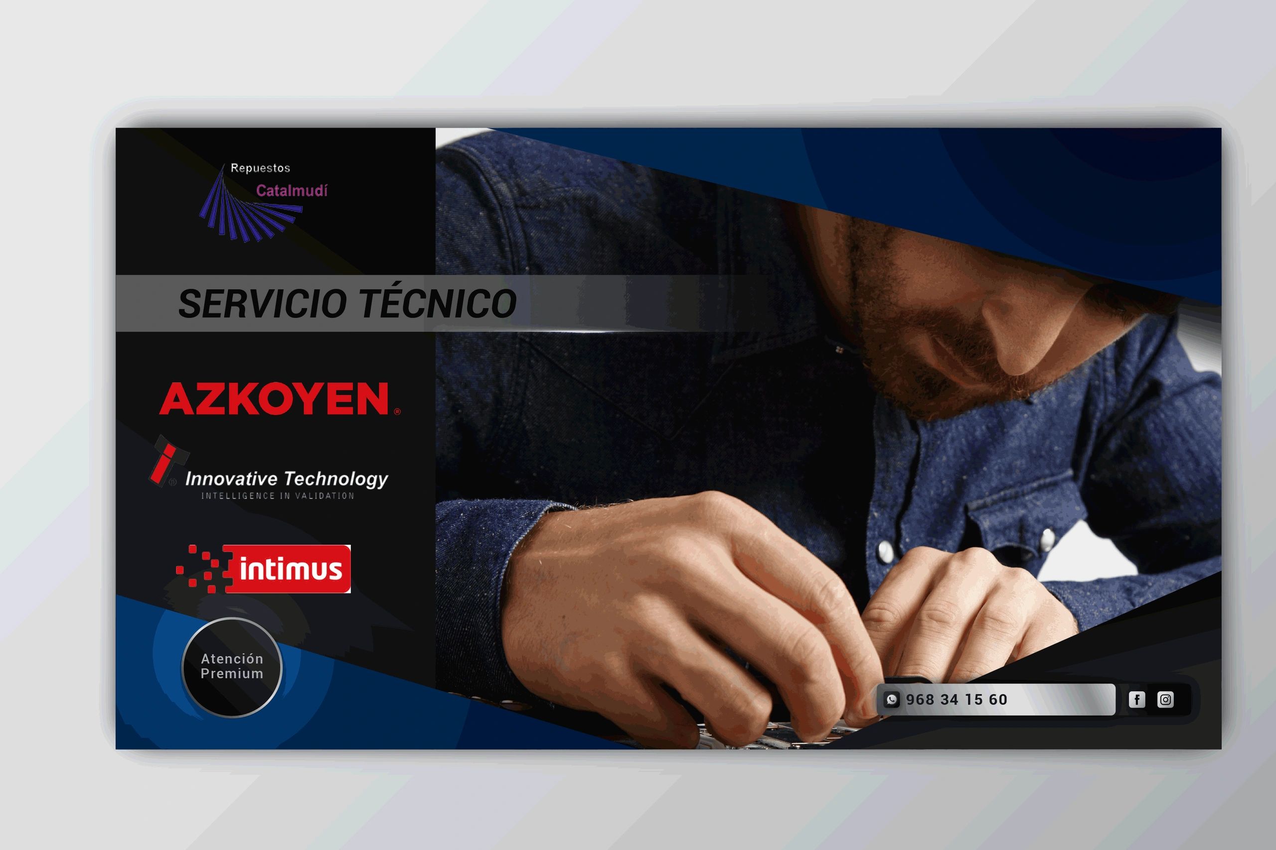 Servicio técnico de Azkoyen, innovative technology e Intimus. Servicio técnico Premium