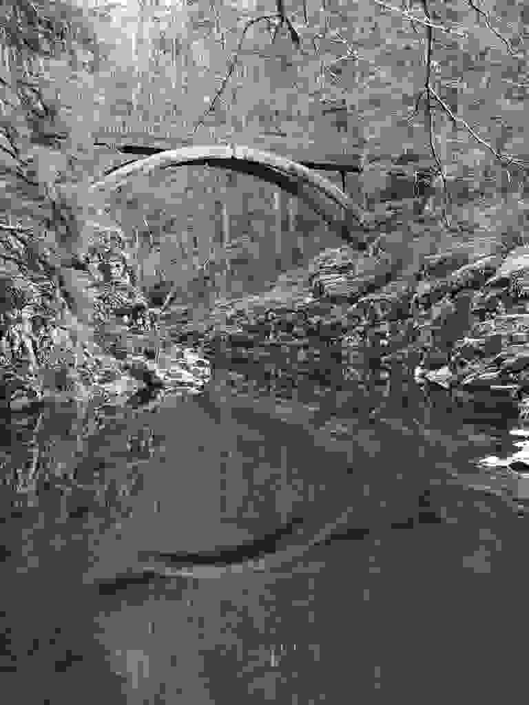 Moulton Falls Bridge, bridge over water
