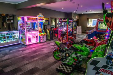 Photo of our arcade room